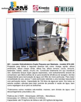 Double hydrodynamic washer by batch AJM