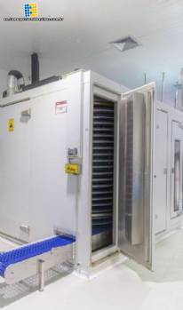 Klimaquip ECK ultra-freezer spiral tunnel freezer