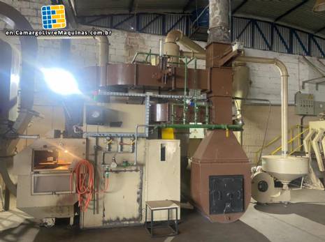 Line producing Lilla espresso ground roasted coffee