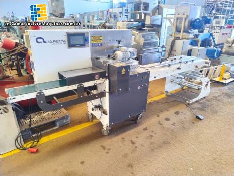Allpacking inverted flow pack packaging machine 25 to 30 packages per minute