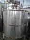 Stainless steel 1000 L storage tank with agitator