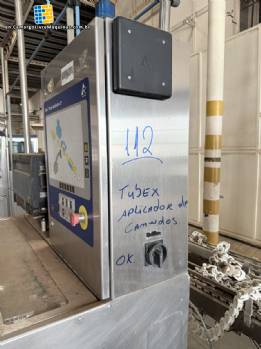 Straw applicator for Tetra Pak TSA 21 carton packaging.