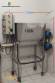 Horizontal paddle mixer with 150 liter stainless steel dosing filling machine