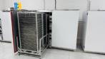 Stainless steel dehydrator oven with 120 trays.