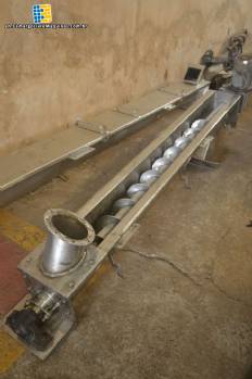 2 meter stainless steel conveyor screw