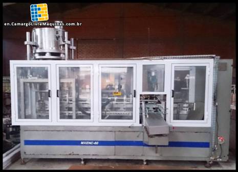 Encaixotadora powder filling and packing