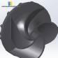 Rotor part for TCI centrifugal pump