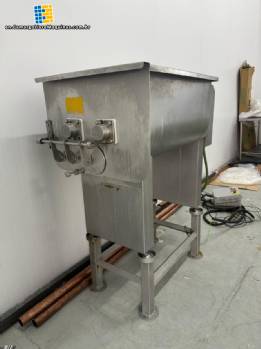 Frigomaq 300 liter stainless steel double blade meat mixer