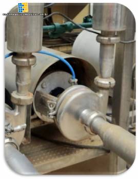 Triclover stainless steel sanitary centrifugal pump, 15 m/h