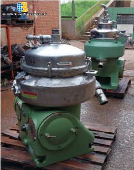 Horizontal centrifuge separator Westfalia