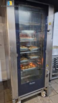 Pr�tica stainless steel combination oven, 20 trays.