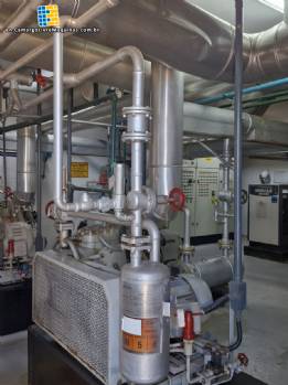 Sabroe Schulz compressors, Nash KSB vacuum pumps, air tanks and cooling towers.