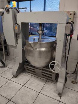 Stainless steel tilting mixing bowl