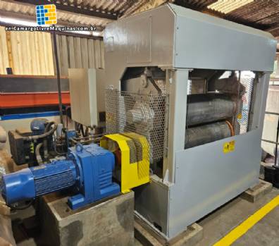Calendering machine for recycled paper with 1200 mm rolls, Metal Service CAP-1600 Calendering machine for recycled paper with 1200 mm rolls, Metal Service CAP-1600