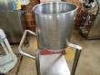 Transfer tank with support and stainless steel wheels 20 liters