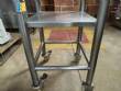 Transfer tank with support and stainless steel wheels 20 liters