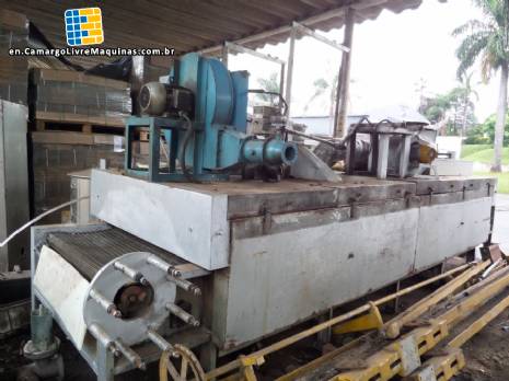 Conveyor oven with direct flame