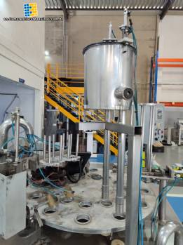 Delgo stainless steel rotary dosing machine for pots, glasses, liquids, water