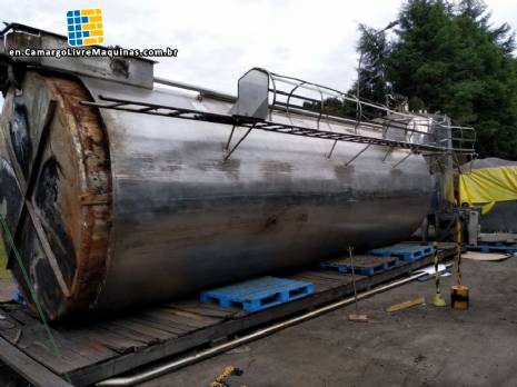 Insulated stainless steel tank 50.000 L