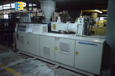 Double thread plastic extruder Battenfeld