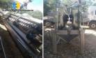 Chicken feather pulling machine