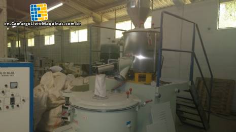 Mixer and chiller set