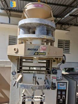 Matisa automatic dosing packaging machine for granulated and granular products.