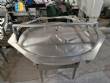 Masipack 1200 mm stainless steel rotating accumulator table