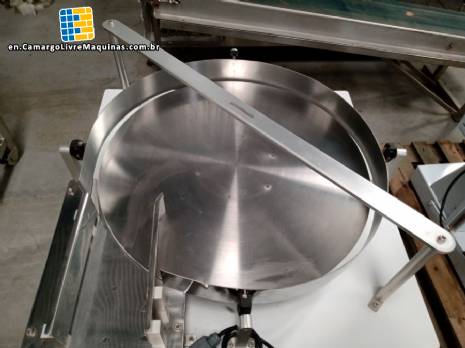 Stainless steel accumulator table 760 mm