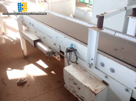 Conveyor system with pneumatic adjustment Ariete