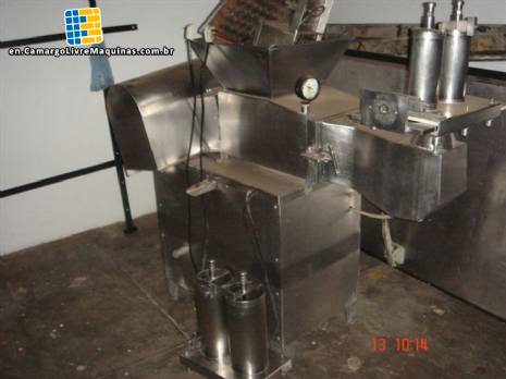 Moldadeira for mozzarella Biasinox