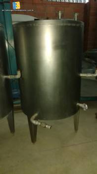 Stainless steel tank for CIP Brasholanda