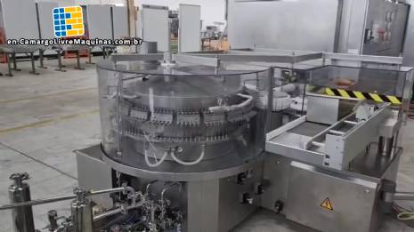 Bausch stainless steel depyrogenation and sterilization tunnel for glass ampoules