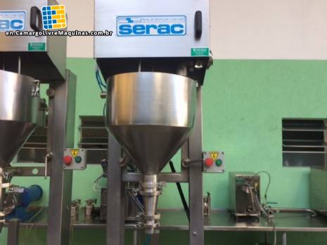 Semi-automatic liquid filling machine Serac