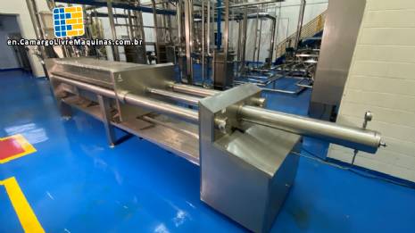 Strassburger Filter 70 plates stainless steel 316 filter press hydraulic