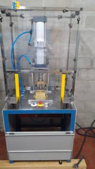 Claumaq pneumatic press for bar soaps, 800 units/hour.