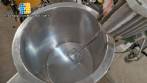 Electric stainless steel jacketed mixing tank