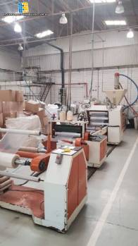 Line for extrusion of plastic films Jianda Machinery Co