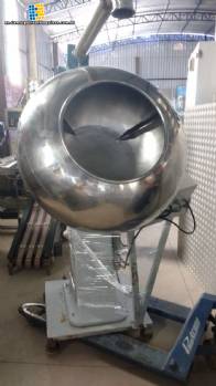 Coater of remedies with bulge in stainless steel 150 L