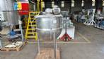 Stainless steel cooking pot, 300 liters.