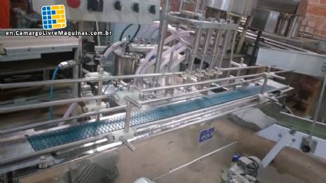 Linear 4 nozzle filling machine Erli