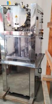 Equipment for batching and pasteurizing draft beer and bottle washer/labeler.