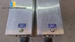 Filling machine with 2 nozzles for liquids and pilfer cap screwer