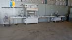 Linear filling machine with stainless steel threading machine 12 Narita nozzles