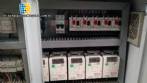 Linear filling machine with stainless steel threading machine 12 Narita nozzles