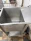 Stainless steel meat grinder with size 98 opening.