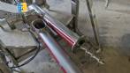 Maqinox stainless steel screw conveyor transfer silo