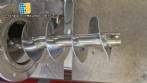 Maqinox stainless steel screw conveyor transfer silo