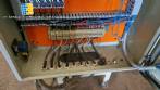 Stainless steel mixer with conveyor belt