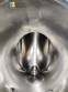 V-shaped mixer in polished stainless steel